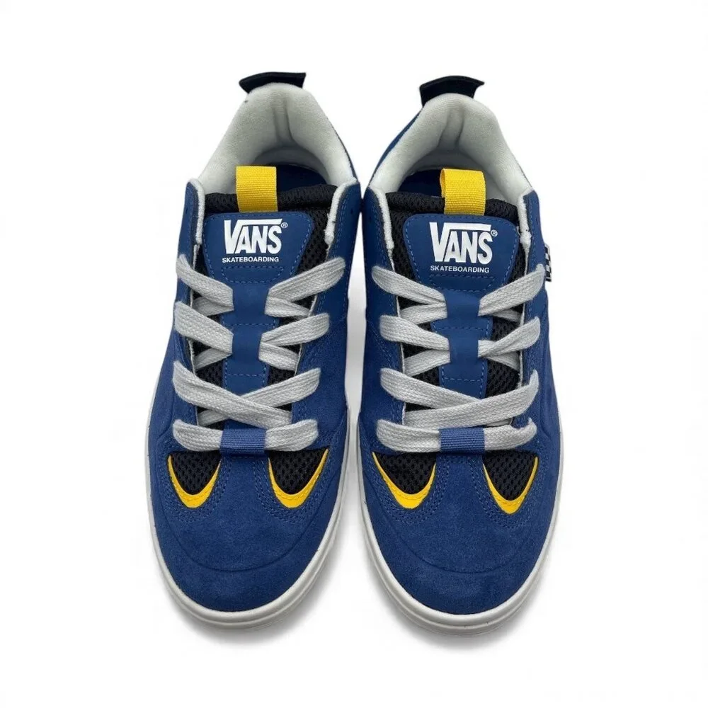 Vans Skate Mixxa Suede Mesh Navy Grey Blue White Men's Size 11.5 - BRAND NEW - Picture 2 of 7